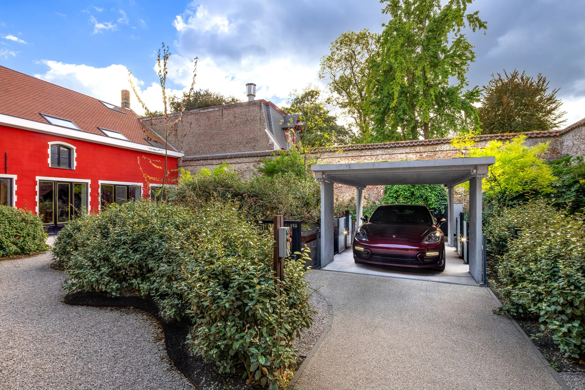 Autolift in centrum Gent
